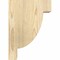 Ekena Millwork Alpine Rough Sawn Corbel, Douglas Fir, 6"W x 10"D x 14"H COR06X10X14ALP00RDF - alternate 4